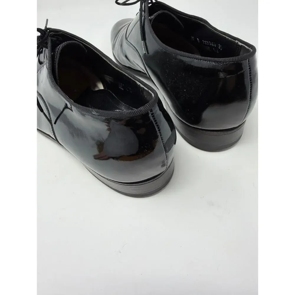 FLORSHEIM Men's Plain Toe Patent Leather Oxford Dress Lace up Shoes 10D